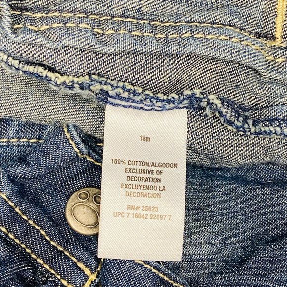 Carter's Unisex Blue Denim Jacket 18 Months - Picture 6 of 7